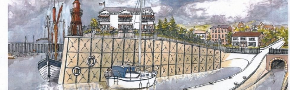 Northfleet Harbour restored illustration