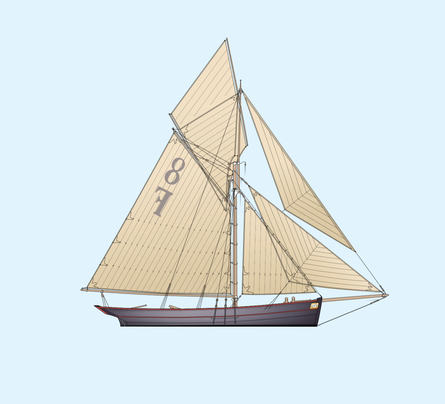 Falmouth Pilot Cutter logo