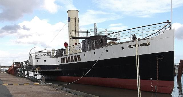 Medway Queen at Gillingham Pier by Richard Halton