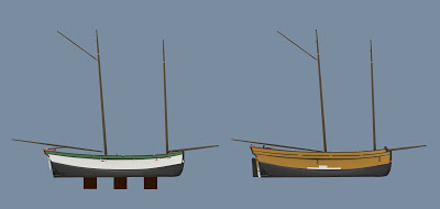 Peggy 1789 (left) and 1802 (right)
