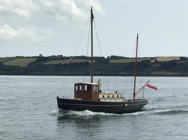 Soleil d'Or underway at Falmouth, 2018