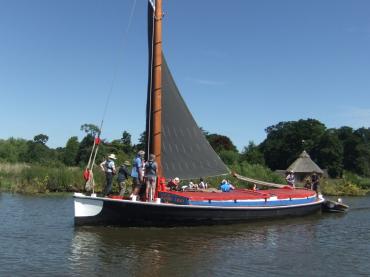 Photo Comp 2018 entry - Wherry Albion on the River Bure, by David Milham