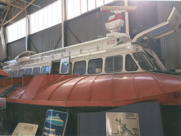 SRN6 Sea Hawk on display