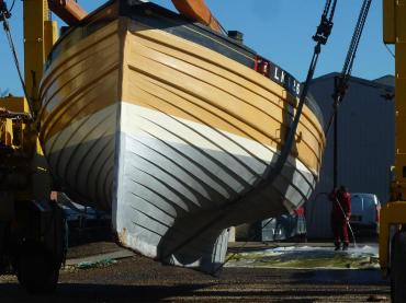 Kate - being hoisted 