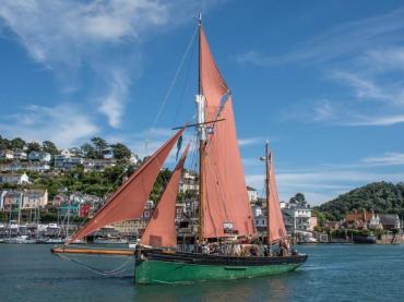 A Provident arriving in Darthmouth by M. Winnye-Powell