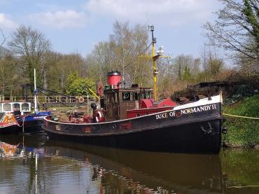 Duke of Normandy II moored