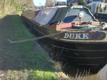 Duke moored