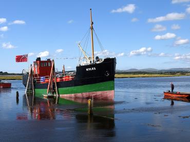 MV Kyles in 2022 after repair and repainting