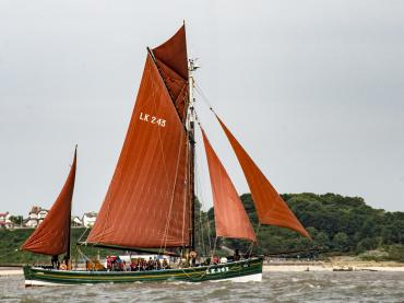 Swan in Lowestoft Smack Race  - Photo Comp entry 2022