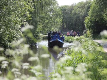 A Python in the Chesterfield Canal by J Warsop