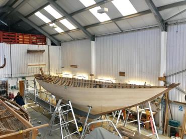 Lady Nancy at Harkers Yard, Brightlingsea