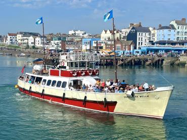 Yorkshire Belle at Bridlington summer 2023, copyright Chiswick Pier Pictorial