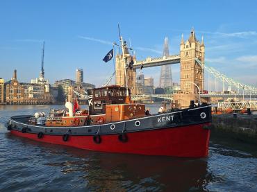 Kent locking into St Katharine Docks - Photo Comp 2024