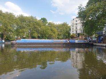 Ure moored in Little Venice, London