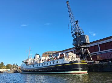 Balmoral moored outside M Shed, Oct 25