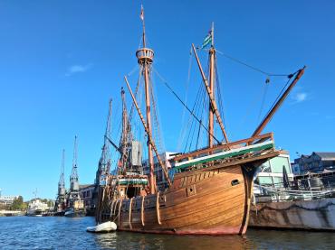 The Matthew moored in Bristol, Oct 25
