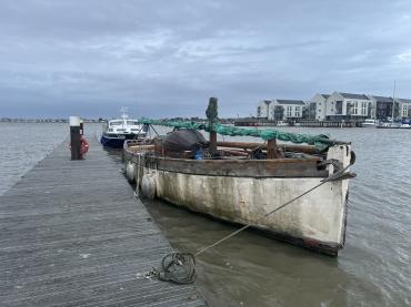 Katrine in mooring, December 2025