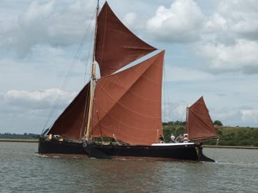SB Alice under sail