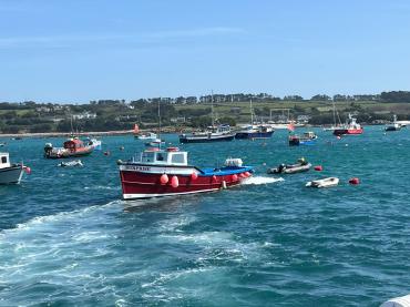 Moored in Scilly Isles