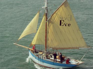 Eve of St Mawes - under sail