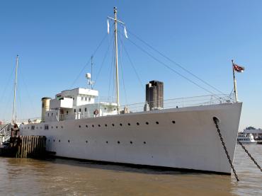HQS Wellington - starboard facing