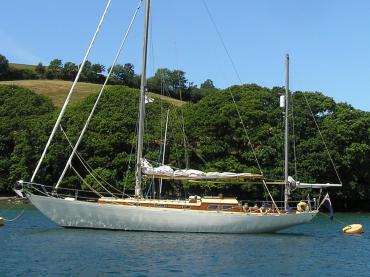 Springtime moored