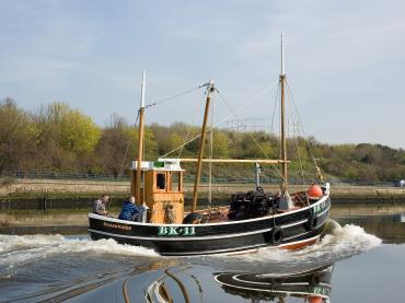 starboard side view