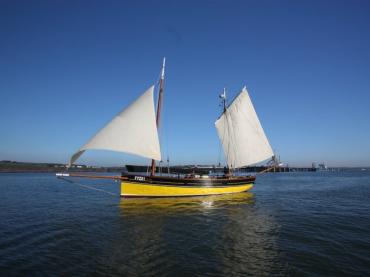 Our Boys - underway, starboard view