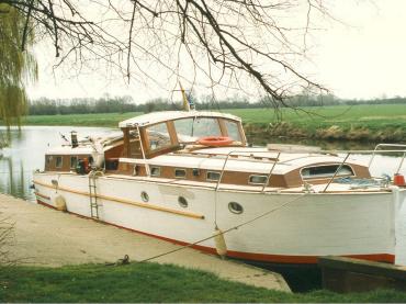 LA BOHEME - moored up, starboard side.
