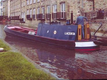 Lacerta on Staffordshire and Worcestershire Canal 2009.