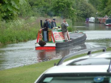Vesta under way - stern view