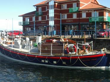 The Princess Royal - port quarter looking forwards