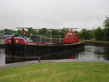 Enterprise under way - port side