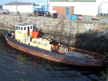 General IV Bow facing in dock