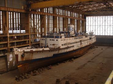 Manxman in Pallion Yard