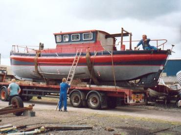 Dunleary out the water - port side