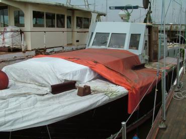 View looking aft
