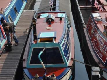 view of vessel from above