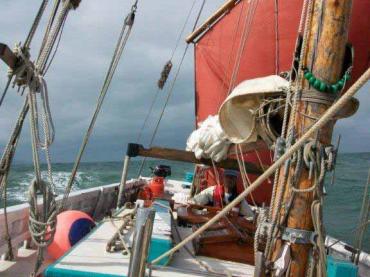 White Heather - underway