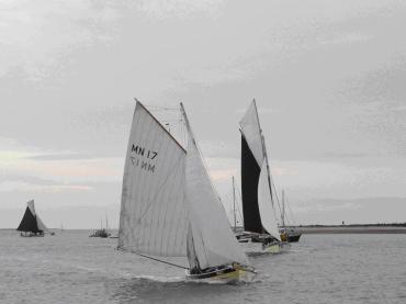 FLY under sail, bow view