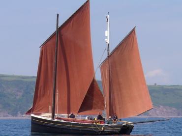 Happy Return at Looe, port side view