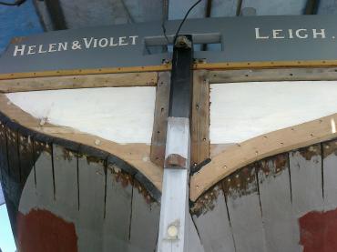 new sternpost and transom