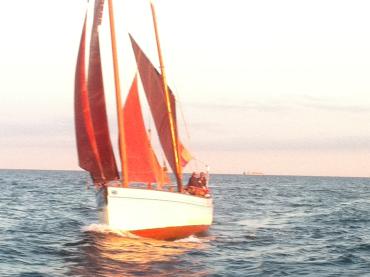 Iris - under way