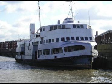 Royal Iris alongside the quay