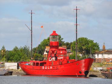 starboard side view