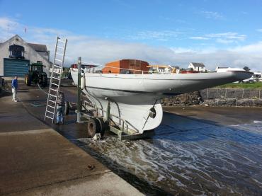 Helga - launch test for water tightness
