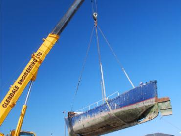 J&W aloft starboard side