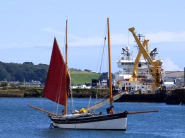 Gladys in Falmouth Harbour, August 2015