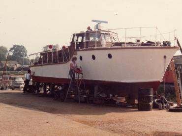 starboard side view