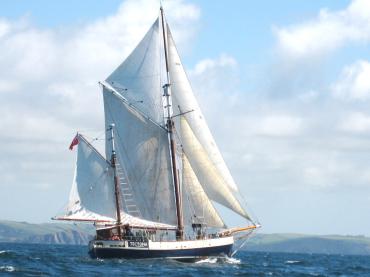 starboard side view